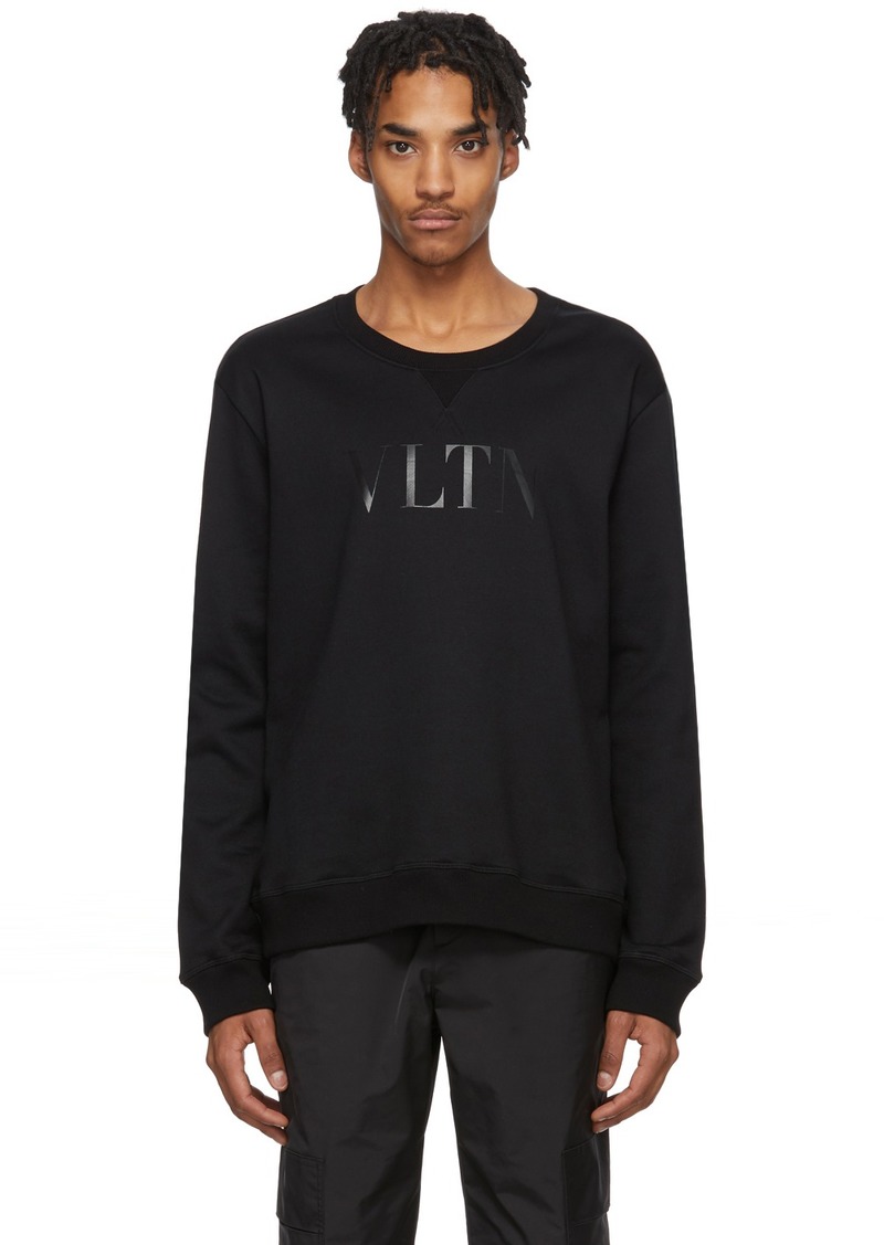 Valentino Black VLTN Sweatshirt | Sweaters