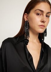 Valentino Brightrain Crystal Pendant Earrings