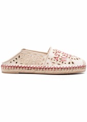 Valentino broderie anglaise espadrilles