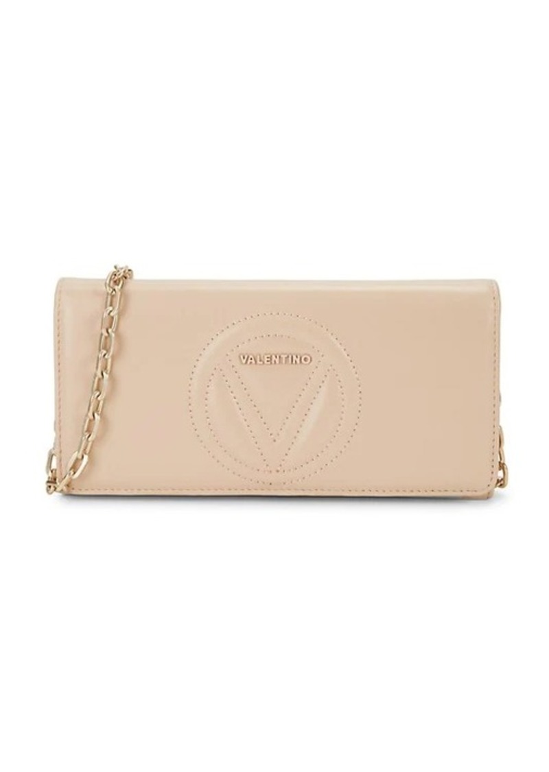 Valentino by Mario Valentino Ajah Dollaro Leather Wallet-On-Chain