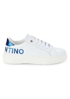 Valentino by Mario Valentino Alice Leather Wedge Sneakers