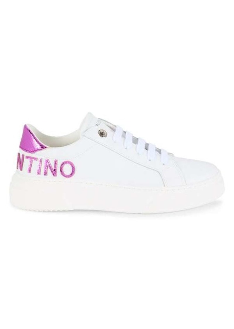 Valentino by Mario Valentino Alice Leather Wedge Sneakers