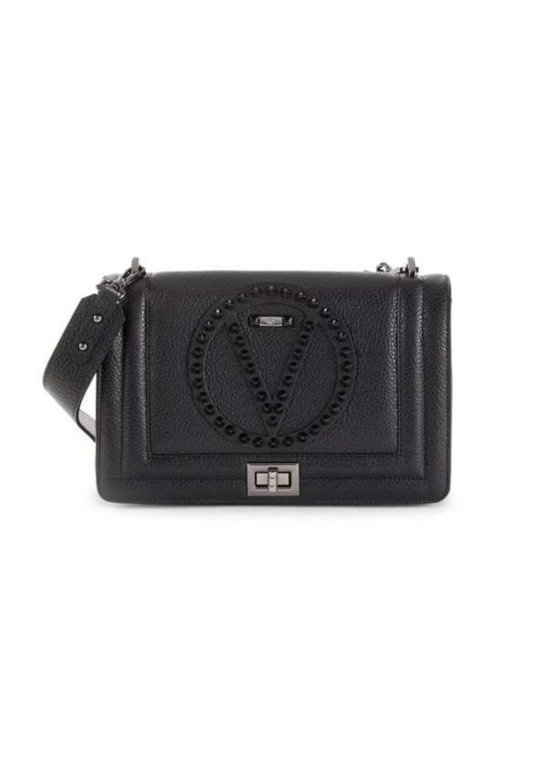 Valentino by Mario Valentino Alice Logo Leather Shoulder Bag