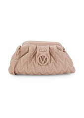 Valentino by Mario Valentino Anais Chevron-Quilted Leather Crossbody Clutch