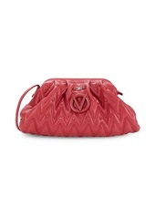 Valentino by Mario Valentino Anais Quilted Leather Crossbody Clutch