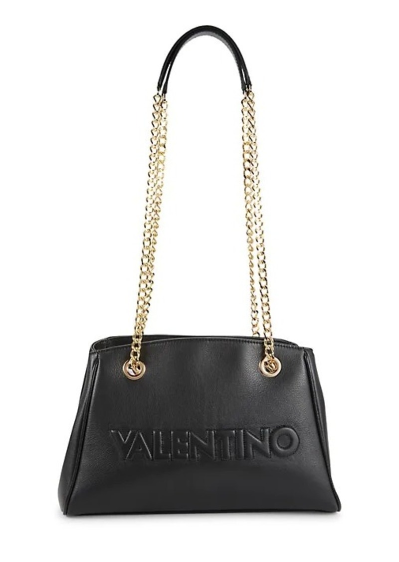 Valentino by Mario Valentino Angelina Embossed Leather Shoulder Bag