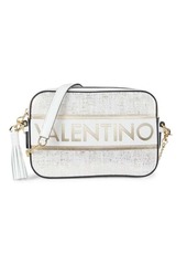 Valentino by Mario Valentino Babette Logo-Adorned Textured Leather Shoulder Bag