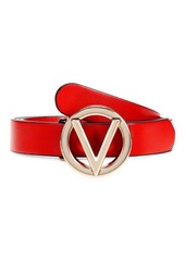 Valentino by Mario Valentino Baby Small Logo Leather Belt