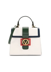 Valentino by Mario Valentino Betty Logo Colorblock Leather Top Handle Bag