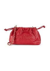 Valentino by Mario Valentino Cara Logo-Embossed Leather Pouch Crossbody Bag