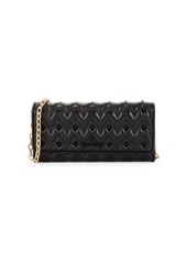 Valentino by Mario Valentino Cesare Sauvage Quilted Leather Chain Wallet