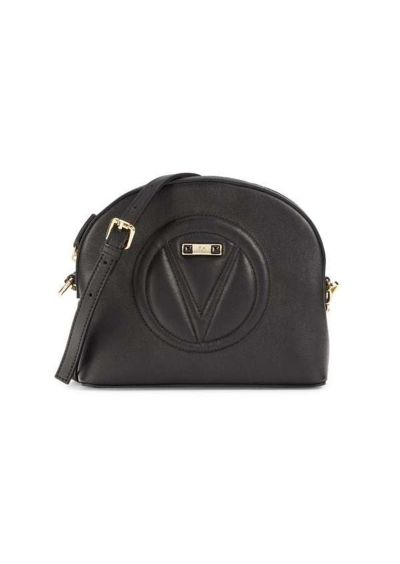 Valentino by Mario Valentino Diana Logo Leather Crossbody Bag