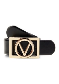 Valentino by Mario Valentino Dolly Logo Leather Belt