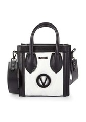 Valentino by Mario Valentino Eva Two Tone Leather Shoulder Bag