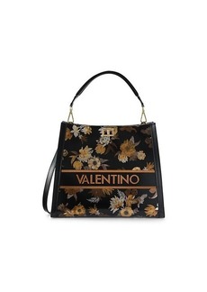 Valentino by Mario Valentino Floral Leather Crossbody Bag