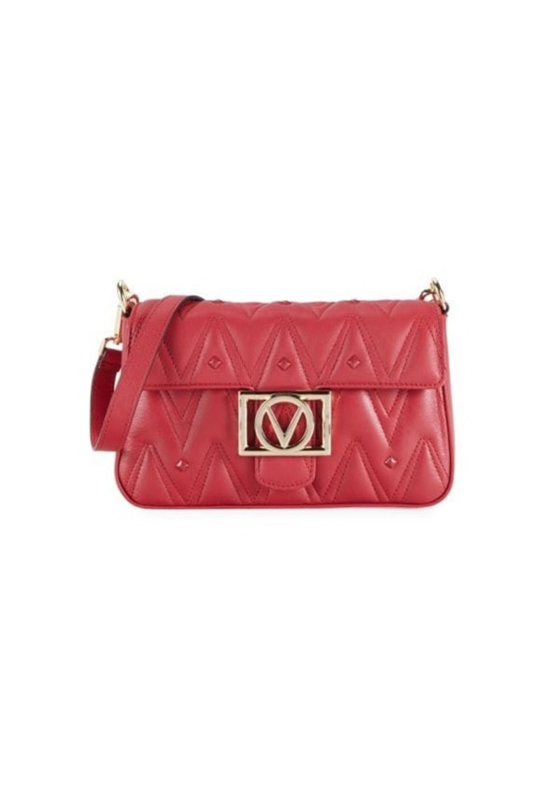 Valentino by Mario Valentino Florence Quilted Studded Leather Shoulder Bag