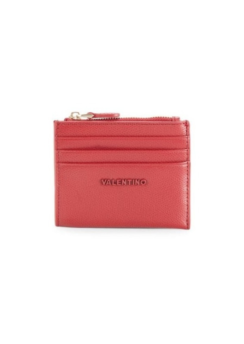 Valentino by Mario Valentino Gia Pal Leather Card Case