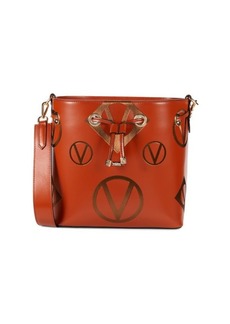 Valentino by Mario Valentino Karl Monogram Leather Shoulder Bag