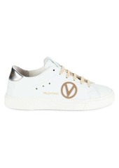 Valentino by Mario Valentino Laura Logo Low Top Leather Sneakers