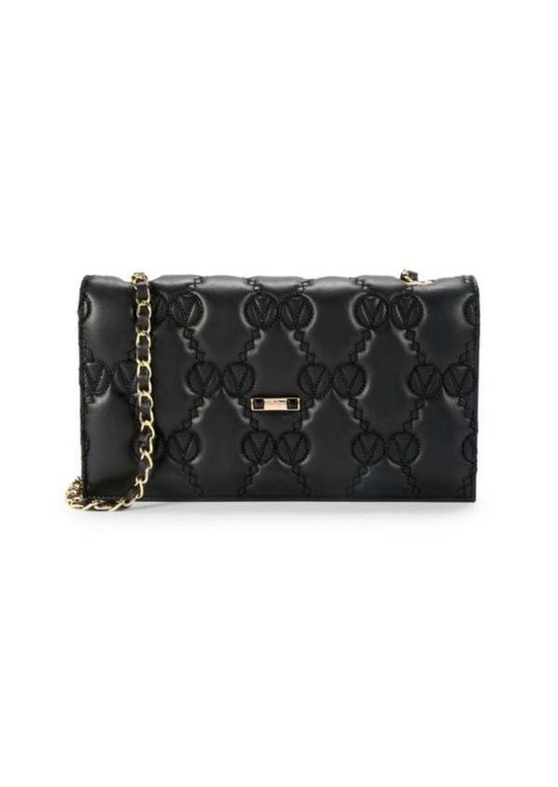 Valentino by Mario Valentino Lena Monogram Leather Crossbody Bag