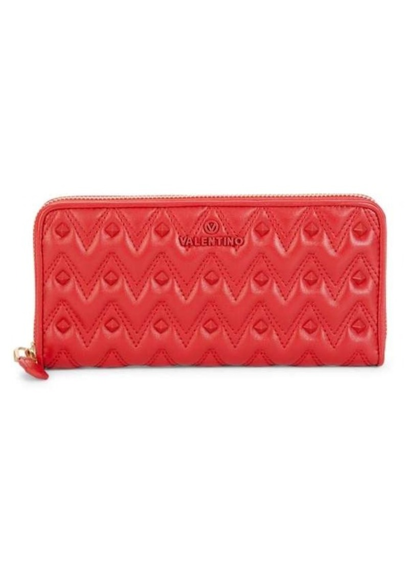 Valentino by Mario Valentino Leonard Sauvage Leather Continental Wallet