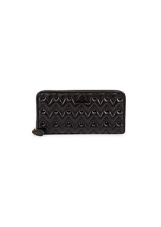 Valentino by Mario Valentino Leonardo Zip-Around Leather Wallet