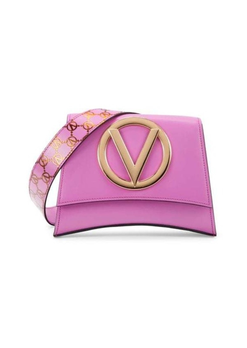 Valentino by Mario Valentino Logo Leather Shoulder Bag