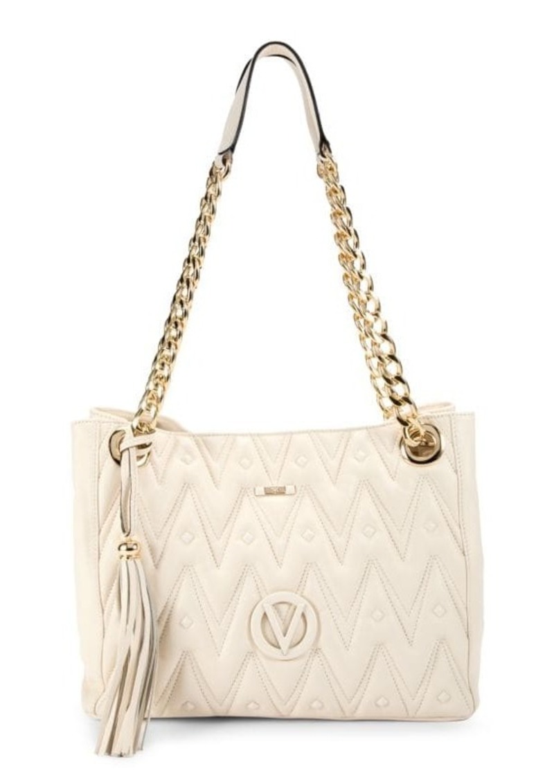 Valentino by Mario Valentino Luisa Diamond Quilted Leather Shoulder Bag