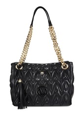 Valentino by Mario Valentino Luisad Quilted Chevron-Pattern Leather Tote