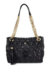 Valentino by Mario Valentino Luisad Quilted Chevron-Pattern Leather Tote