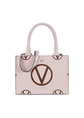 Valentino by Mario Valentino Marie Logo Leather Double Top Handle Bag