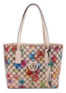 Valentino by Mario Valentino Prince Flower Leather Shoulder Bag