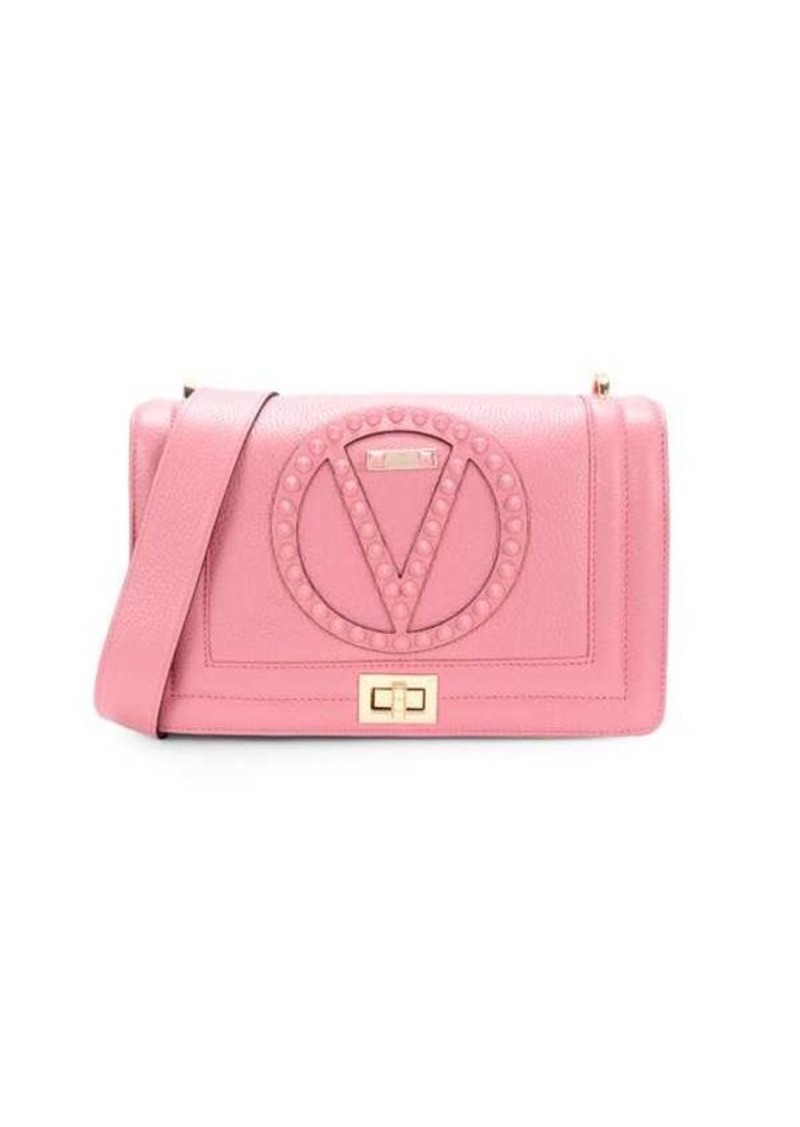 Valentino by Mario Valentino Pyramid Stud Logo Shoulder Bag