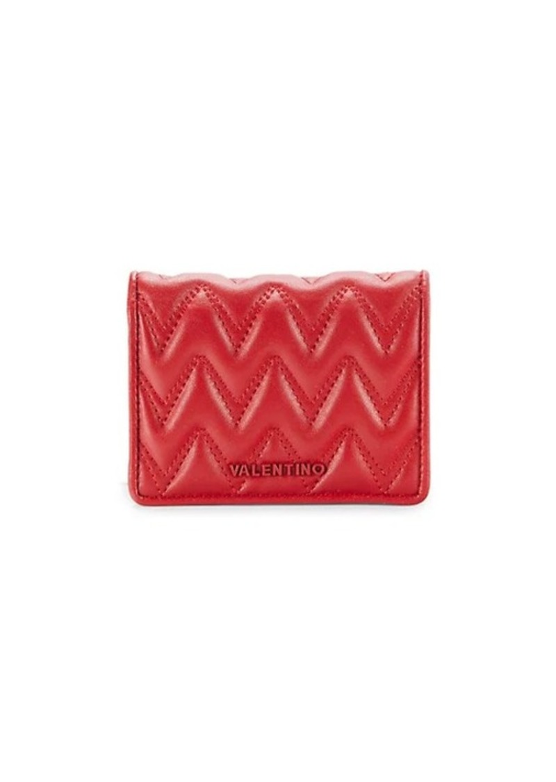 Valentino by Mario Valentino Quilted Leather Bi-Fold Wallet
