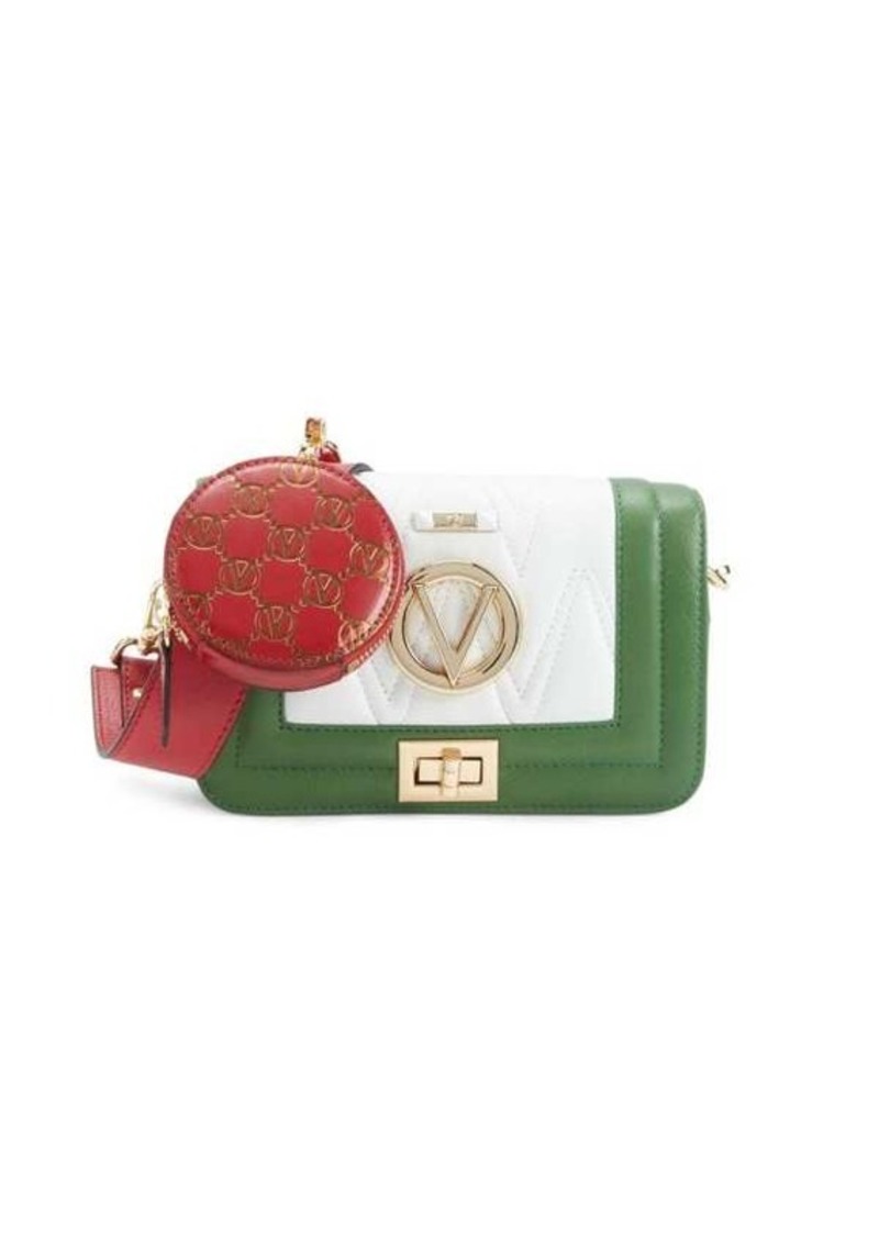 Valentino by Mario Valentino Quilted Leather Shoulder Bag<br>