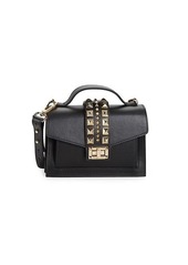 Valentino by Mario Valentino Titti Studded Leather Shoulder Bag
