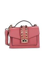 Valentino by Mario Valentino Titti Studded Leather Top Handle Bag