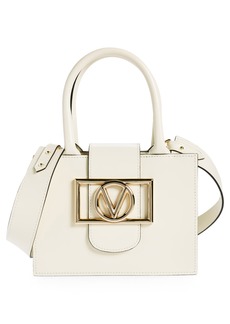 VALENTINO BY MARIO VALENTINO Aimee Super V Leather Satchel in Warm Milk at Nordstrom Rack