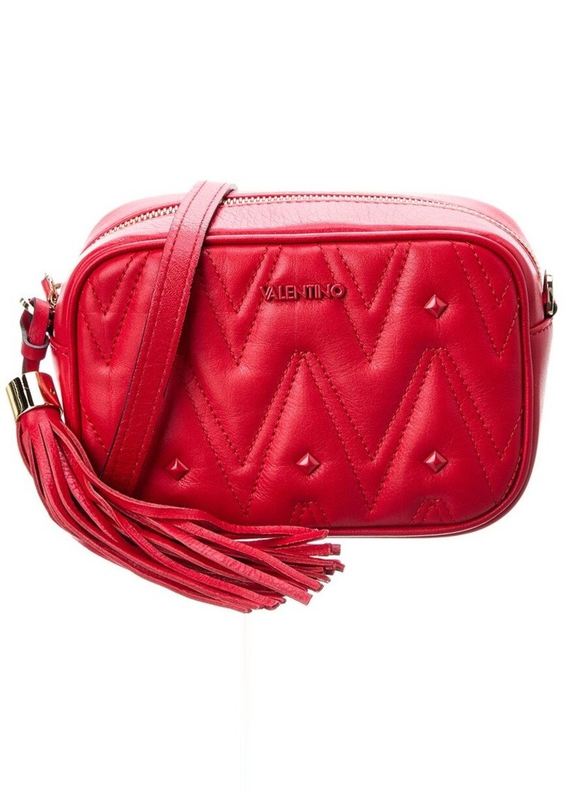 Valentino by Mario Valentino Amel Diamond Leather Crossbody