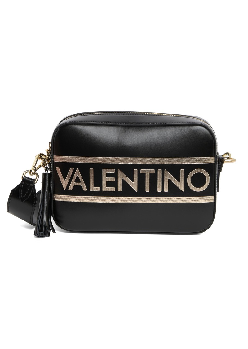 VALENTINO BY MARIO VALENTINO Babette Lavoro Leather Crossbody Camera Bag in Black at Nordstrom Rack