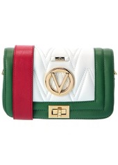Valentino by Mario Valentino Beatriz Diamond Leather Shoulder Bag