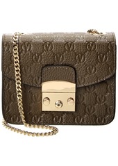 Valentino by Mario Valentino Bijou Dollaro Monogram Leather Crossbody