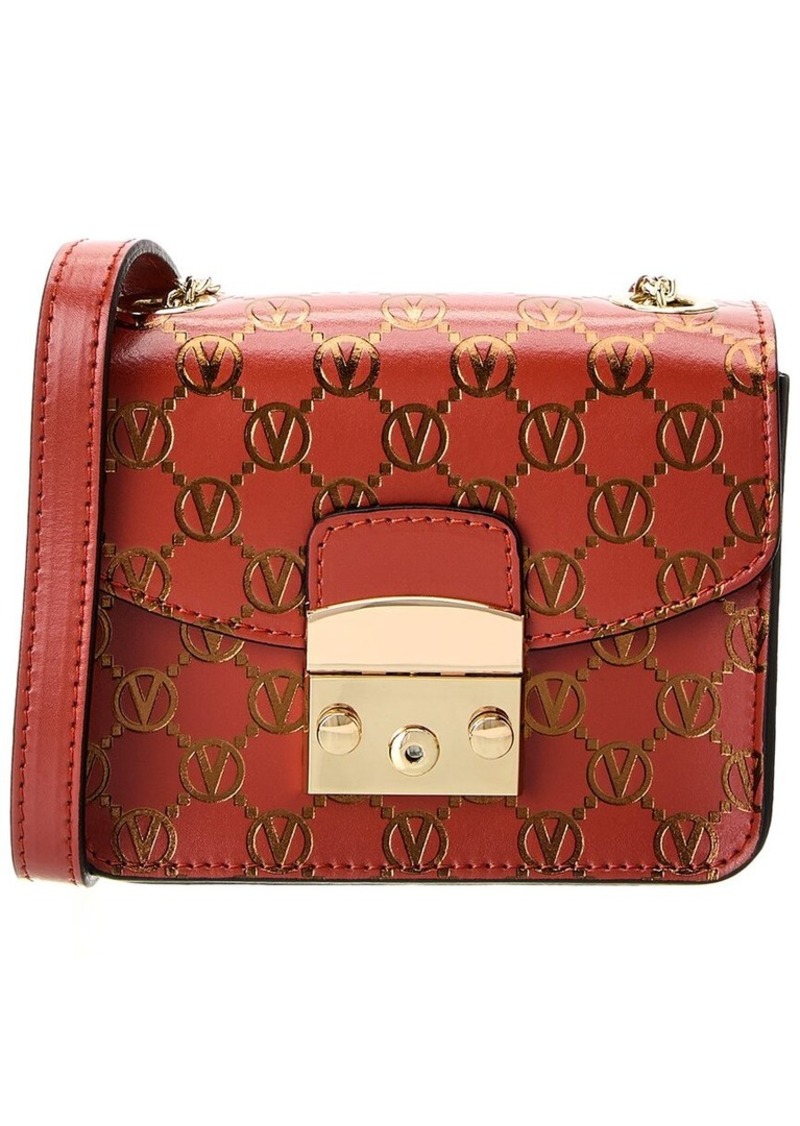 Valentino by Mario Valentino Bijou Monogram Leather Crossbody