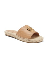 VALENTINO BY MARIO VALENTINO Clavel Espadrille Slide Sandal in Lime at Nordstrom Rack