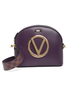 VALENTINO BY MARIO VALENTINO Diana Foreer Leather Crossbody Bag in Mulberry at Nordstrom Rack