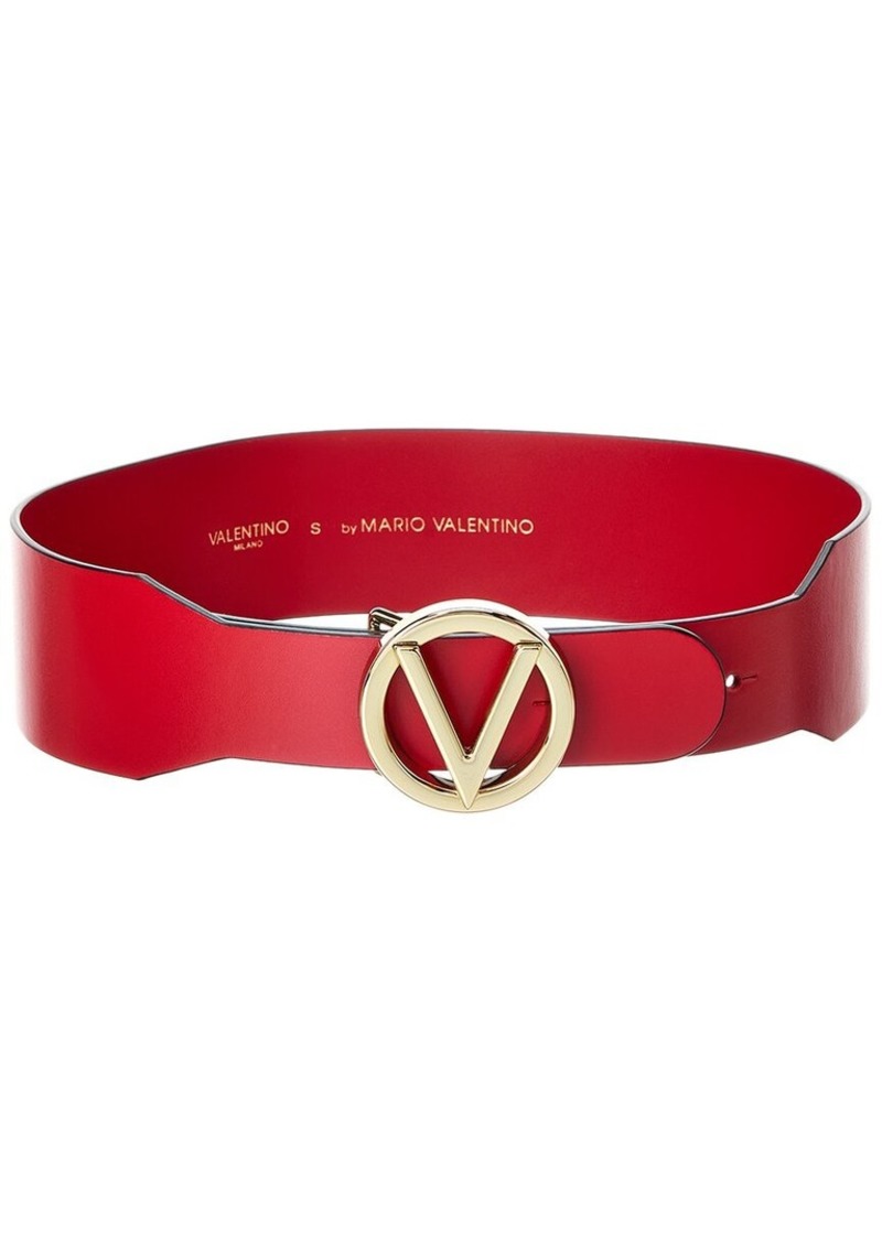 Valentino by Mario Valentino Justine Leather Belt