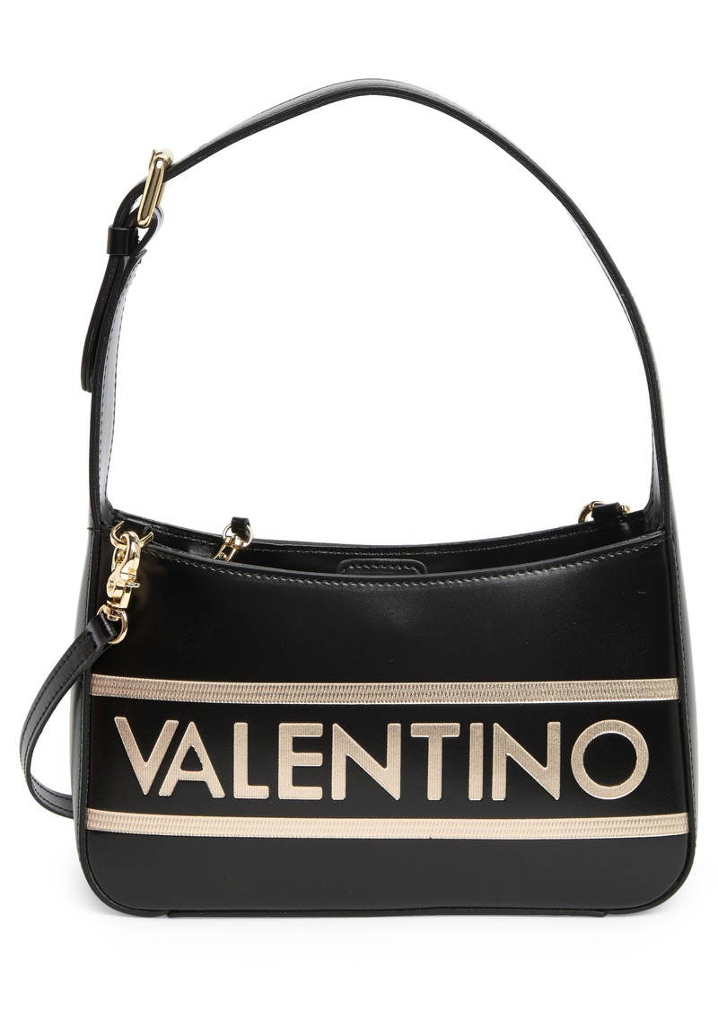 VALENTINO BY MARIO VALENTINO Kai Lavoro Leather Shoulder Bag in Black at Nordstrom Rack