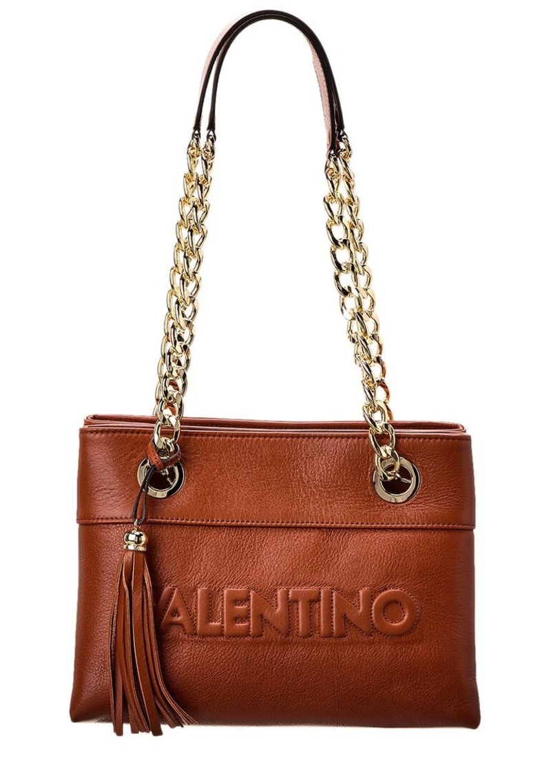 Valentino by Mario Valentino Kali Embossed Leather Shoulder Bag