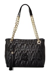 Valentino by Mario Valentino Luisa Diamond Leather Shoulder Bag