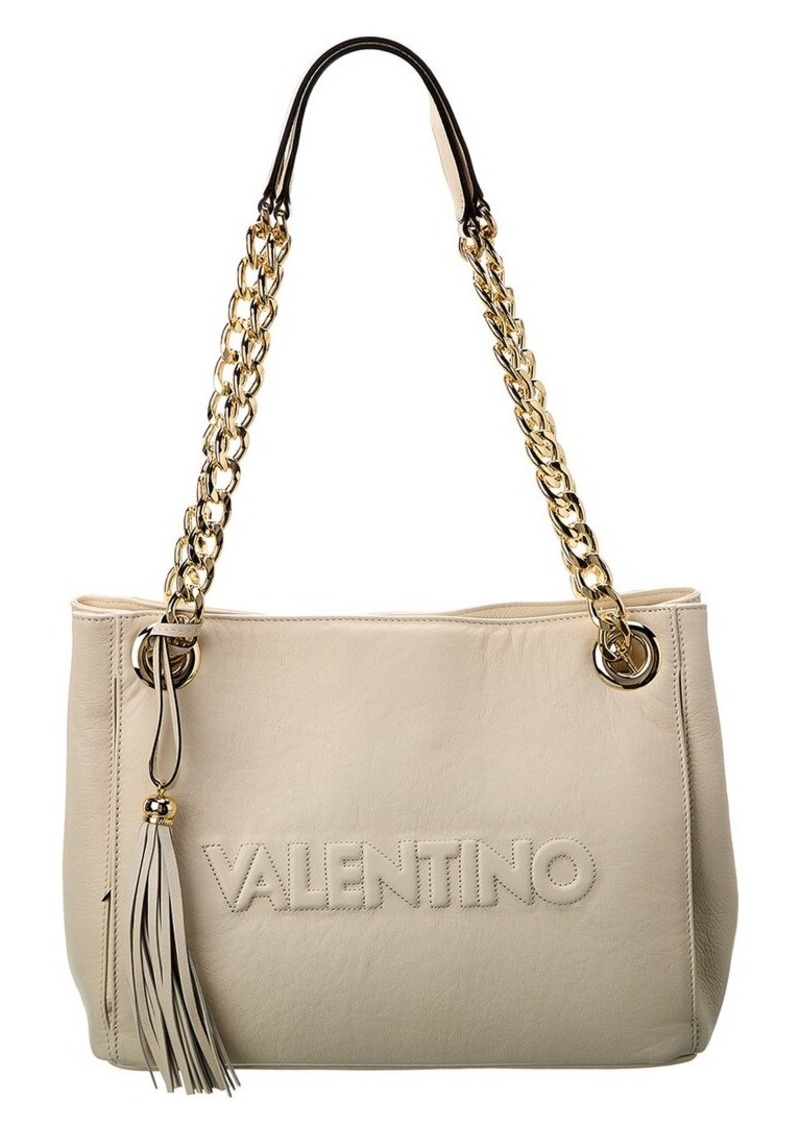 Valentino by Mario Valentino Luisa Embossed Leather Shoulder Bag